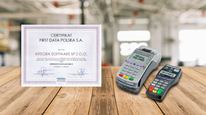 certyfikat first data polcard dla integra
