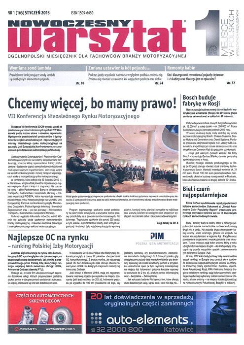 Nowoczesny Warsztat 01/2013