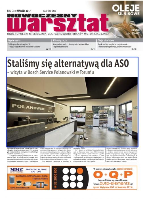 Nowoczesny Warsztat 32017 Wizyta w Bosch Service Polanowski w Toruniu