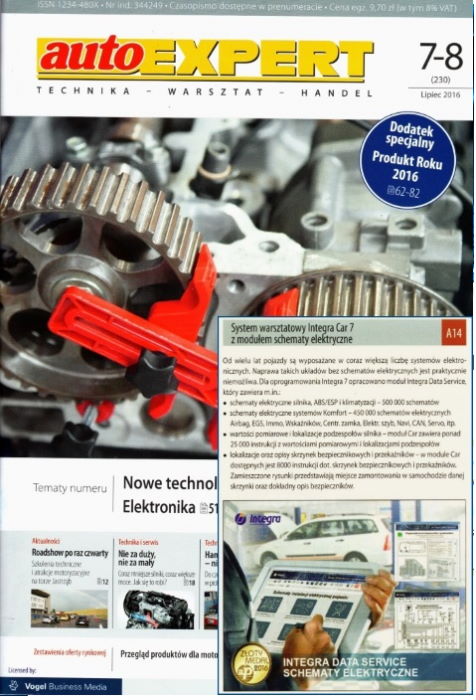 autoExpert 7-82016 - Produkt roku 2016